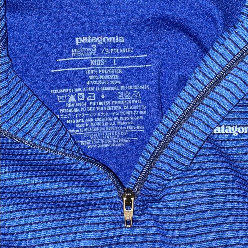 Patagonia Capilene Midweight Zip Neck | Size L - Picture 3 of 3